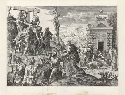Deposizione dalla croce da Dirck Volckertsz. Coornhert