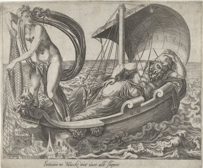 Non tutti i fannulloni hanno fortuna da Dirck Volckertsz. Coornhert