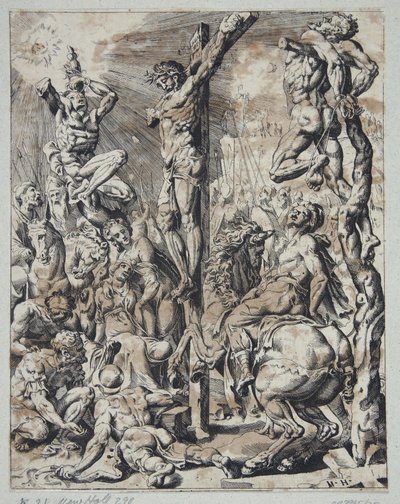 La morte di Cristo sulla croce da Dirck Volckertsz. Coornhert