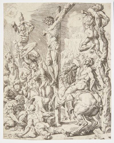 La Morte di Cristo sulla Croce da Dirck Volckertsz. Coornhert