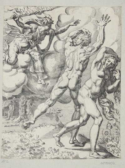 La cacciata dal Paradiso da Dirck Volckertsz. Coornhert