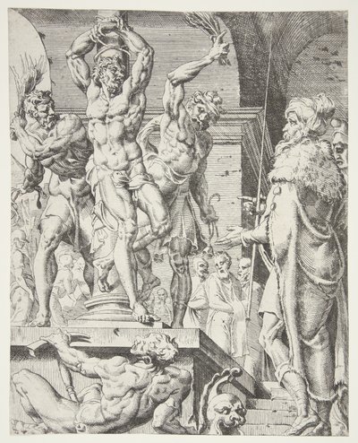 La flagellazione da Dirck Volckertsz. Coornhert