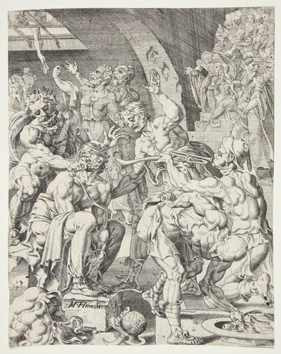 La derisione di Cristo da Dirck Volckertsz. Coornhert