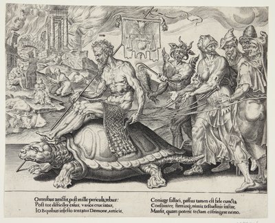 Il trionfo di Giobbe da Dirck Volckertsz. Coornhert