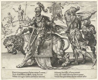 Trionfo di Davide da Dirck Volckertsz. Coornhert