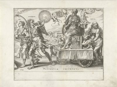 Trionfo della pazienza (Patientia) da Dirck Volckertsz. Coornhert