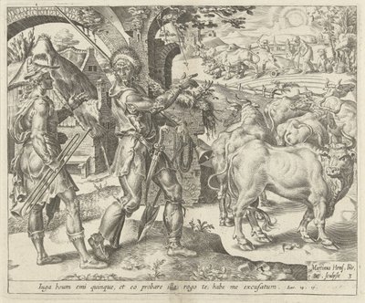 Secondo pretesto: il nuovo gregge (serie: Parabola di una festa di nozze) da Dirck Volckertsz. Coornhert