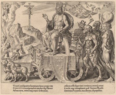 Il trionfo di Cristo da Dirck Volckertz Coornhert after Maerten van Heemskerck