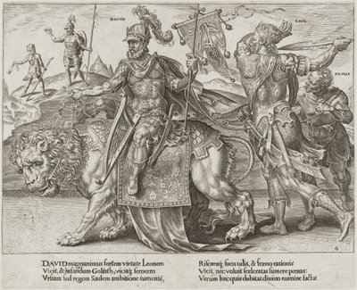 Il trionfo di Davide da Dirck Volckertz Coornhert after Maerten van Heemskerck