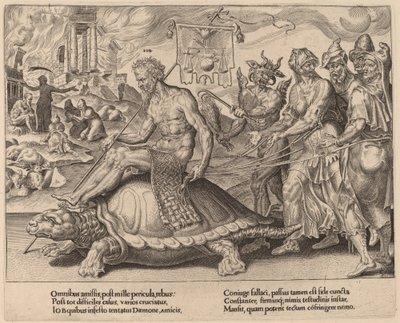 Il trionfo di Giobbe da Dirck Volckertz Coornhert after Maerten van Heemskerck