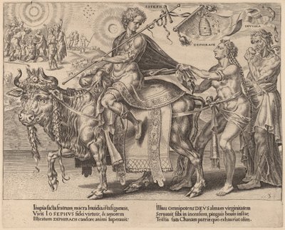 Il trionfo di Giuseppe da Dirck Volckertz Coornhert after Maerten van Heemskerck