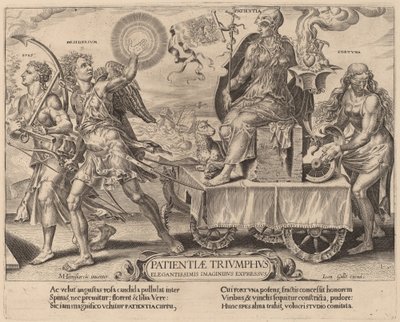 Il trionfo della pazienza da Dirck Volckertz Coornhert after Maerten van Heemskerck