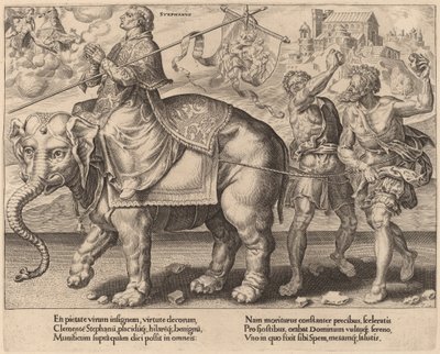 Il trionfo di Santo Stefano da Dirck Volckertz Coornhert after Maerten van Heemskerck