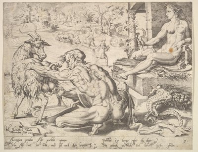 Asher, dalla serie I Dodici Patriarchi, 1550 da Dirck Volkertsen Coornhert
