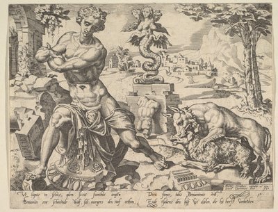 Beniamino, dalla serie I Dodici Patriarchi, 1550 da Dirck Volkertsen Coornhert
