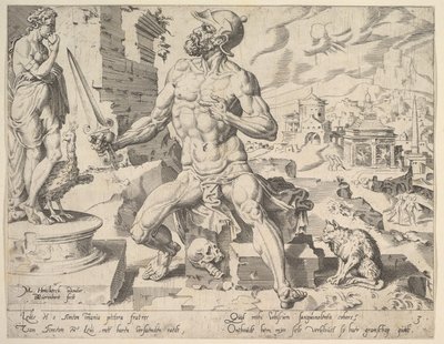 Simeone, dalla serie I Dodici Patriarchi, 1550 da Dirck Volkertsen Coornhert