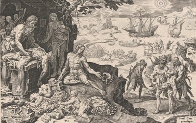 Le truppe imperiali portano la civiltà agli indiani, dalle Vittorie dell