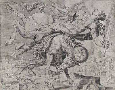 Il mondo che dispone della giustizia, da Il mondo senza freni, tavola 1 da Dirck Volkertsen Coornhert