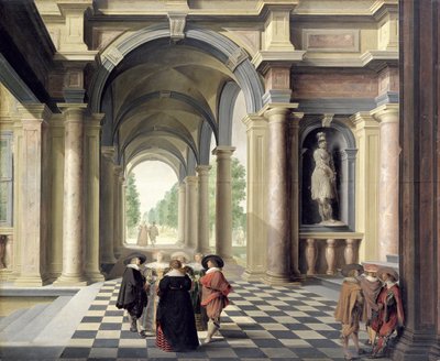 Una sala rinascimentale da Dirck van Delen