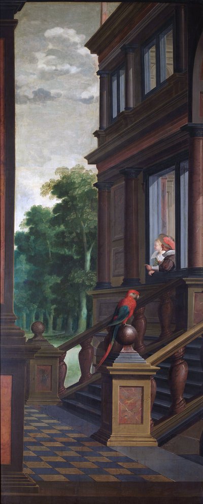 Una Sequenza Decorativa in Sette Parti: La Scala Esterna da Dirck van Delen