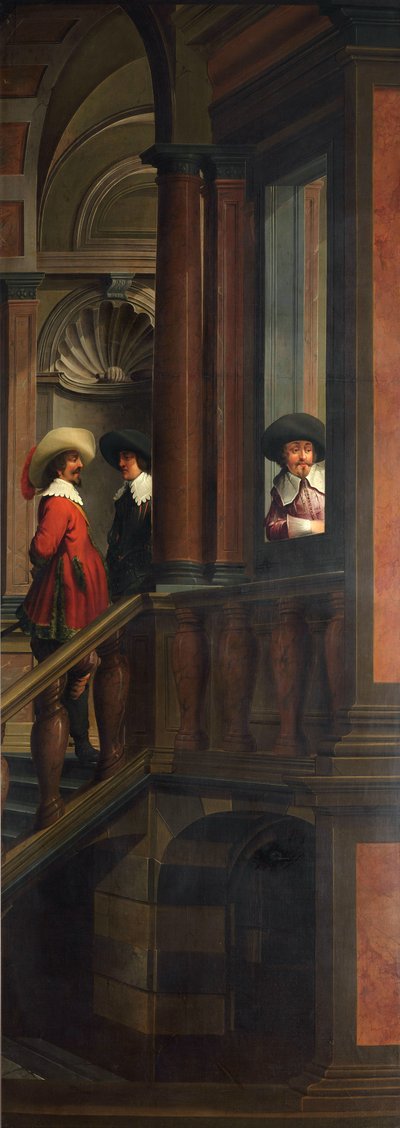 Una Sequenza Decorativa in Sette Parti: La Scala Esterna da Dirck van Delen