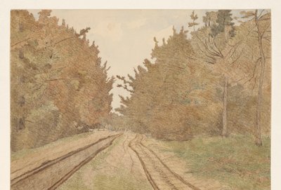 Paesaggio in Drenthe da Dirk Arnoldus Tavenraat