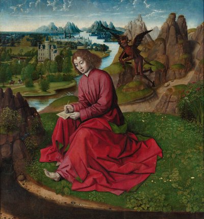 San Giovanni Evangelista a Patmos, ca 1465 da Dirk Bouts