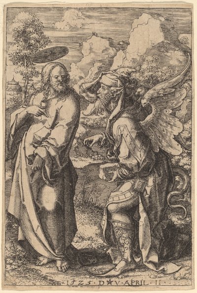 La Tentazione di Cristo da Dirk Jacobsz Vellert