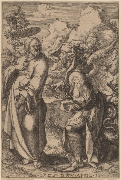 La tentazione di Cristo da Dirk Jacobsz Vellert