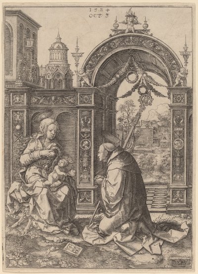 La Visione di San Bernardo da Dirk Jacobsz Vellert