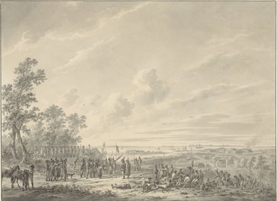 La Schelda fortificata dalle truppe francesi da Dirk Langendijk