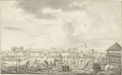 Il Castello a Batavia da Dirk Langendijk