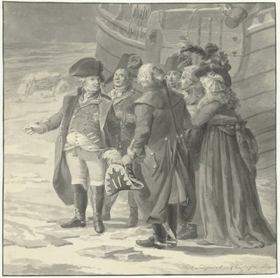 La partenza di Guglielmo V per l