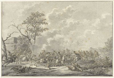 Combattimento di cavalieri da Dirk Langendijk