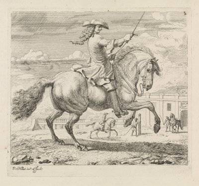 Cavaliere a destra presso un maneggio da Dirk Maas