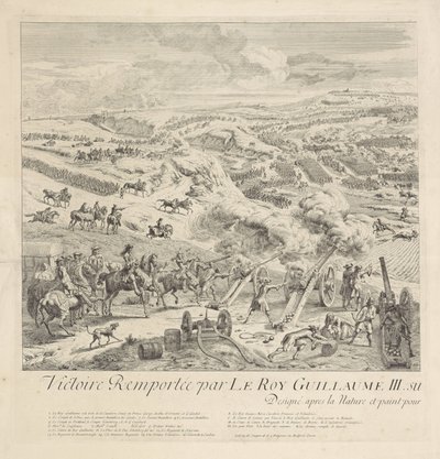 Battaglia di Drogheda sul Boyne, 1 luglio 1690 (foglio sinistro) da Dirk Maas