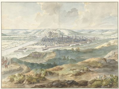 Veduta di Namur da est durante l