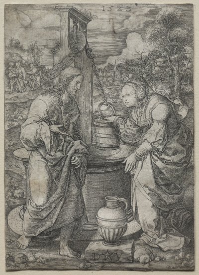 Cristo e la donna di Samaria da Dirk Vellert