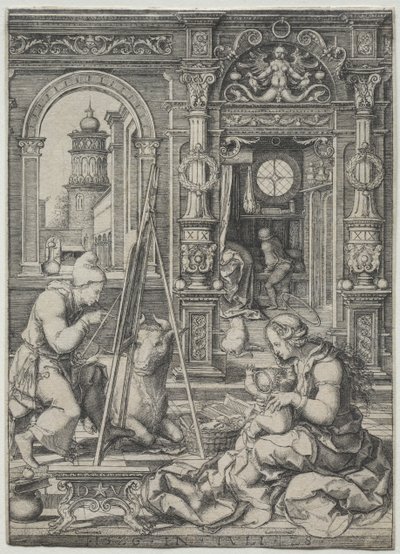 San Luca che dipinge la Vergine da Dirk Vellert