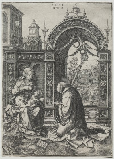 La visione di San Bernardo, 1524 da Dirk Vellert