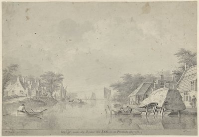 Veduta del fiume Lek a Utrecht da Dirk Verrijk