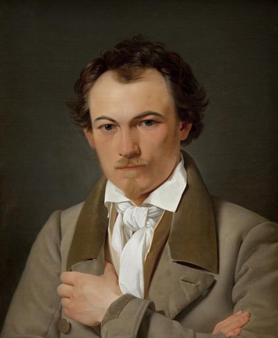 Ritratto del pittore di scena Troels Lund da Ditlev Blunck