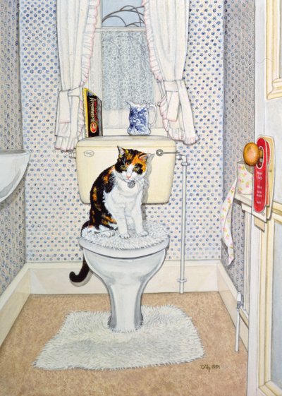 Gatto sul water, 1991 da Ditz