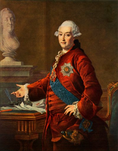 Ritratto di Alexandr Mikhailovich Golitsyn, 1772, 1965 da Dmitri Grigorievich Levitsky