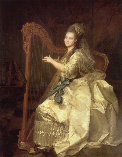 Ritratto di Glaphira Ivanovna Alymova 1758-1826, 1776 da Dmitri Grigorievich Levitsky