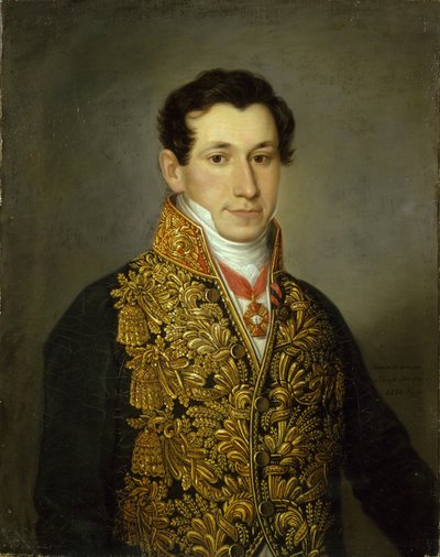 Ritratto di Grigory Mitusov 1795-1871, 1826 da Dmitri Grigorievich Levitsky