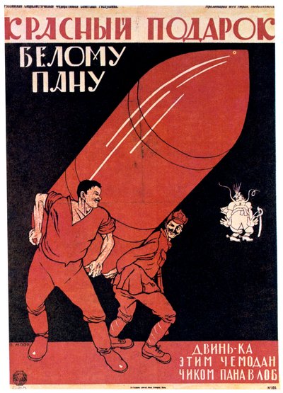 Un dono rosso a un padrone bianco, 1920 da Dmitriy Stakhievich Moor
