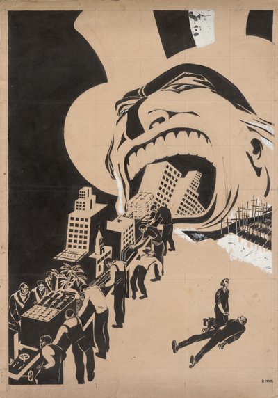 Il capitalismo divora tutto, 1920 da Dmitriy Stakhievich Moor