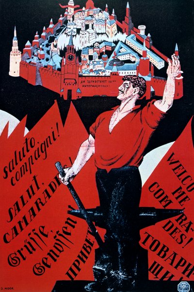 Lunga vita alla Gioventù Internazionale, 1921 da Dmitriy Stakhievich Moor