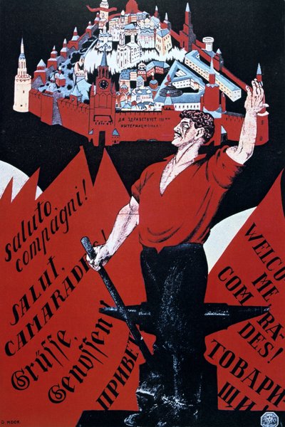 Benvenuti compagni, lunga vita alla Terza Internazionale da Dmitry (1883 1946) Moor